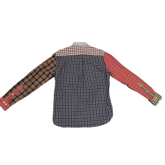 Men's Brooks Brothers Red Fleece 1plaid patchwork Button-Down L/S Shirt small - Picture 2 of 5